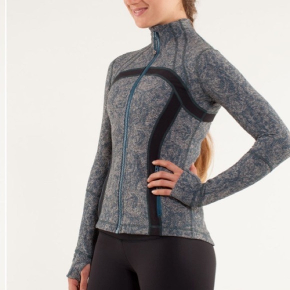 Lululemon Define Jacket *Brushed Rose Herringbone Alberta Lake Black Micro Macro - Picture 8 of 16